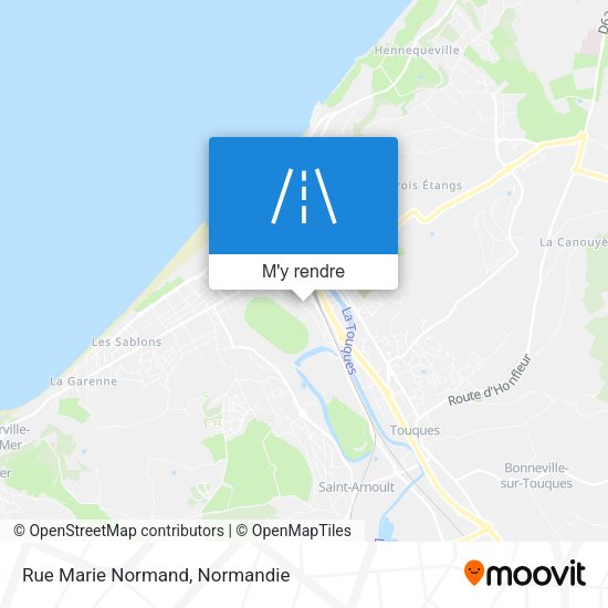 Rue Marie Normand plan