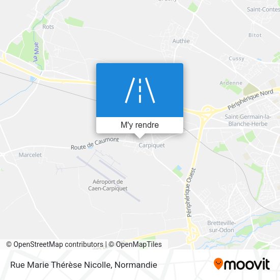 Rue Marie Thérèse Nicolle plan