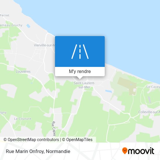 Rue Marin Onfroy plan