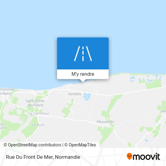 Rue Du Front De Mer plan