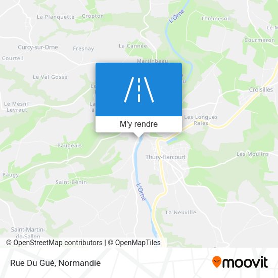 Rue Du Gué plan