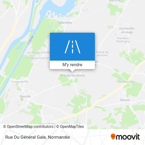 Rue Du Général Gale plan