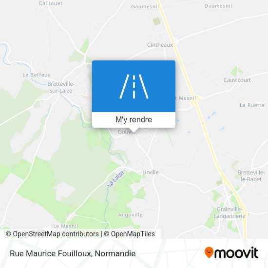 Rue Maurice Fouilloux plan