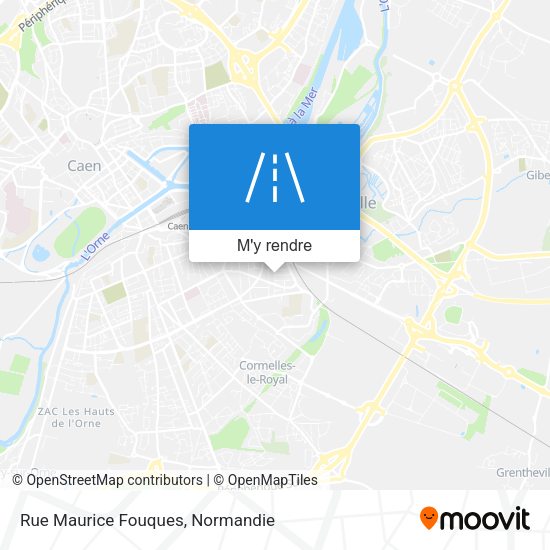 Rue Maurice Fouques plan