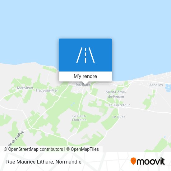 Rue Maurice Lithare plan