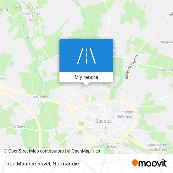 Rue Maurice Ravel plan