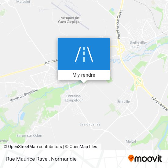 Rue Maurice Ravel plan
