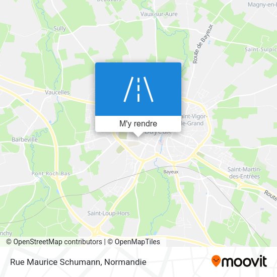 Rue Maurice Schumann plan