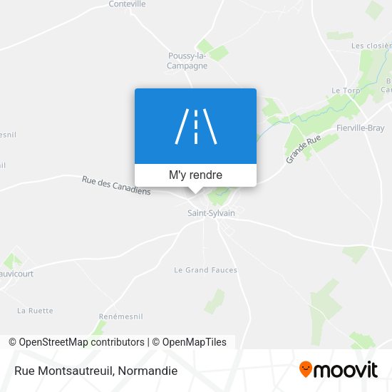 Rue Montsautreuil plan