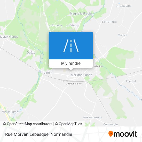 Rue Morvan Lebesque plan
