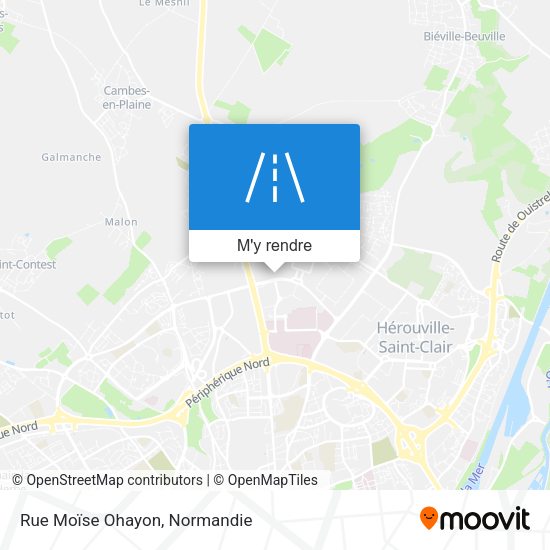 Rue Moïse Ohayon plan