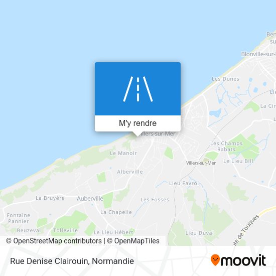 Rue Denise Clairouin plan