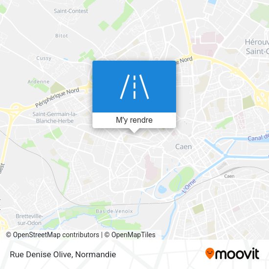 Rue Denise Olive plan