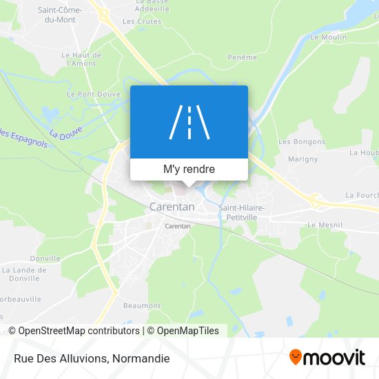 Rue Des Alluvions plan
