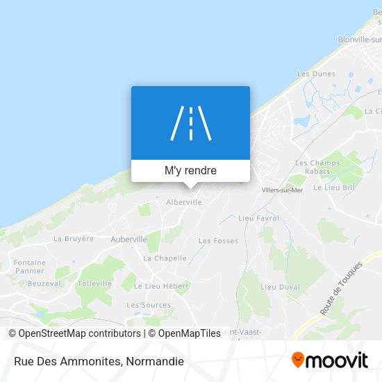 Rue Des Ammonites plan