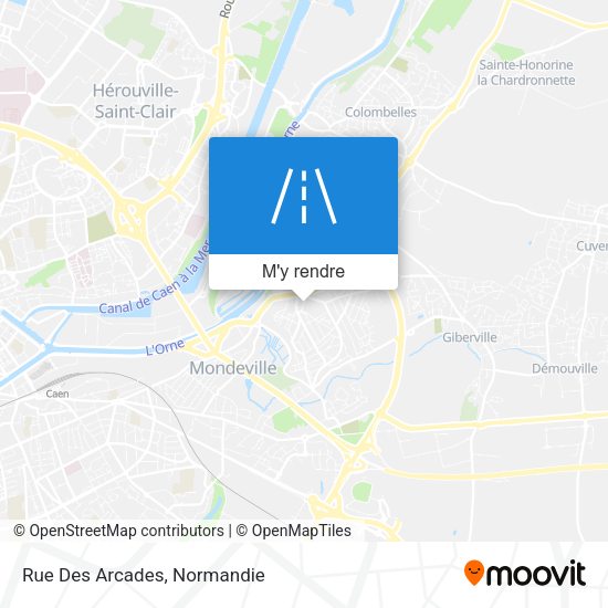 Rue Des Arcades plan