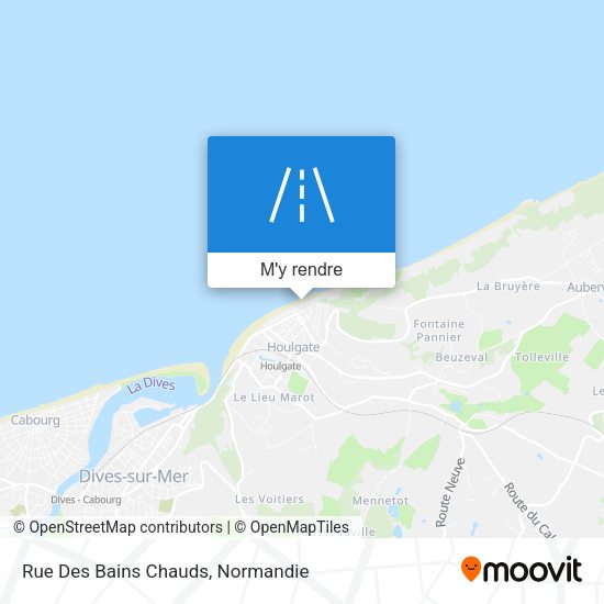 Rue Des Bains Chauds plan