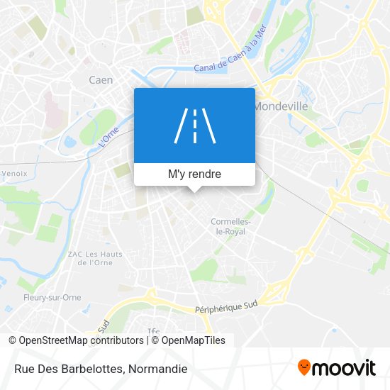 Rue Des Barbelottes plan