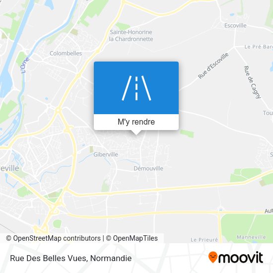 Rue Des Belles Vues plan