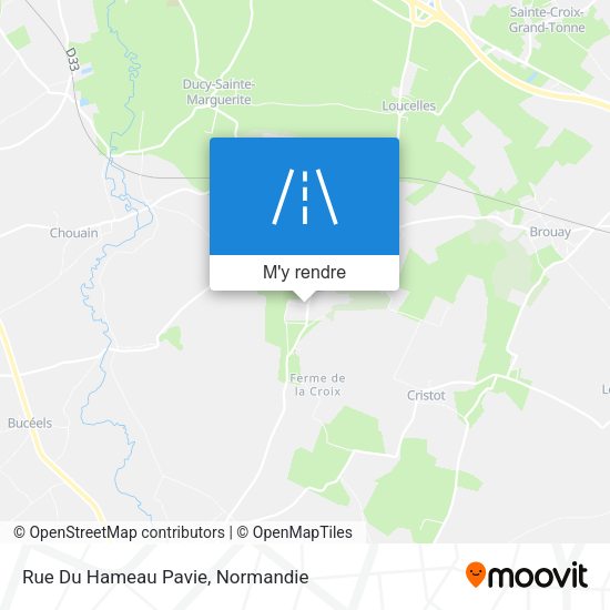 Rue Du Hameau Pavie plan