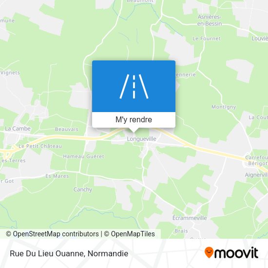 Rue Du Lieu Ouanne plan