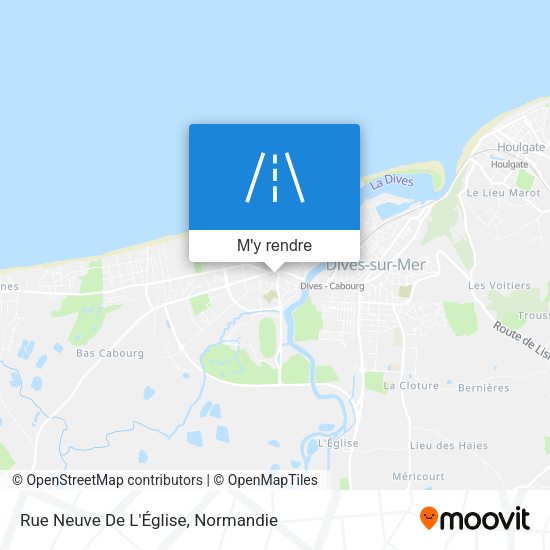 Rue Neuve De L'Église plan