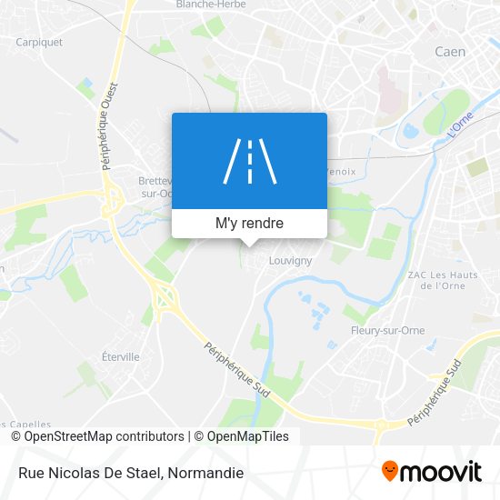 Rue Nicolas De Stael plan