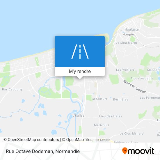 Rue Octave Dodeman plan