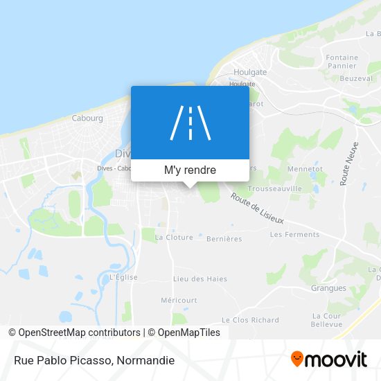 Rue Pablo Picasso plan