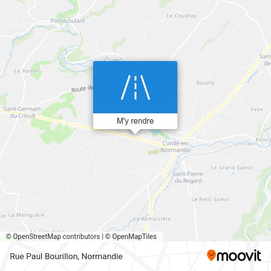 Rue Paul Bourillon plan