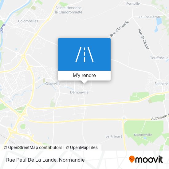 Rue Paul De La Lande plan