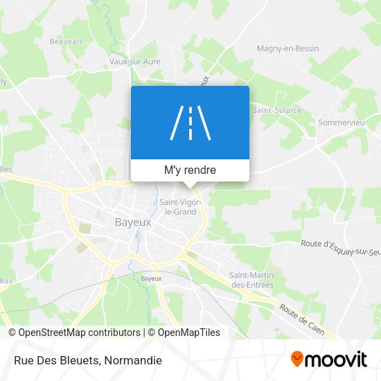Rue Des Bleuets plan