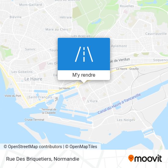Rue Des Briquetiers plan