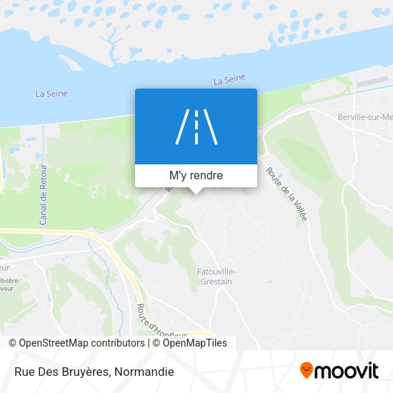 Rue Des Bruyères plan