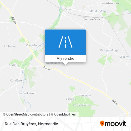 Rue Des Bruyères plan