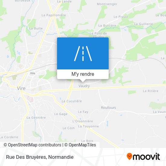 Rue Des Bruyères plan