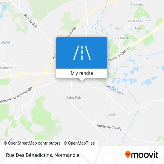 Rue Des Bénédictins plan