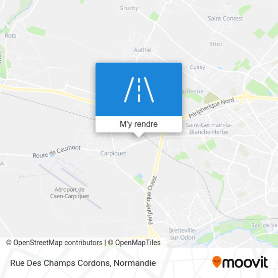 Rue Des Champs Cordons plan