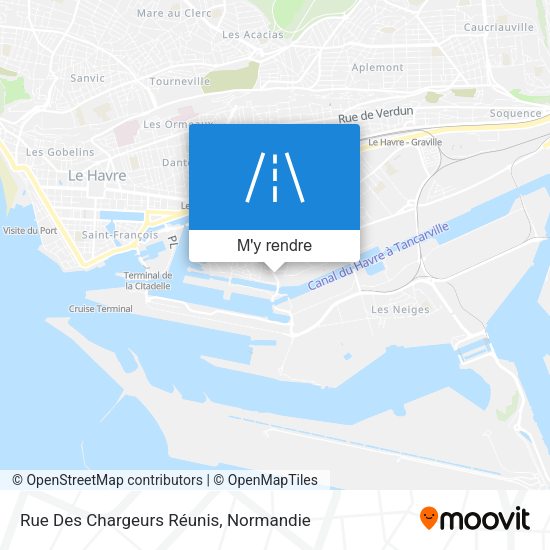 Rue Des Chargeurs Réunis plan