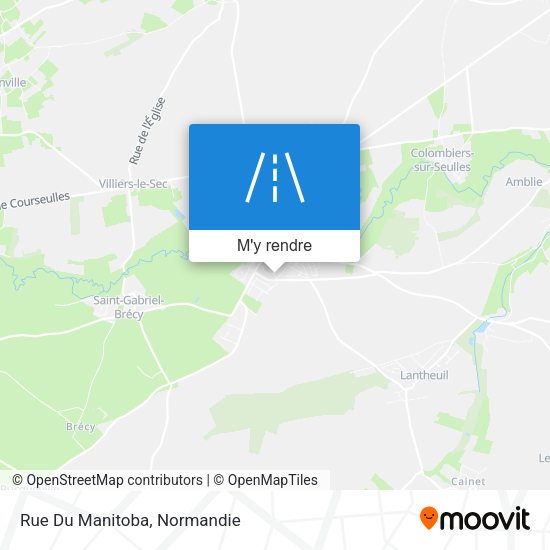 Rue Du Manitoba plan