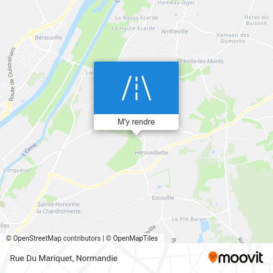 Rue Du Mariquet plan