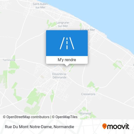 Rue Du Mont Notre-Dame plan