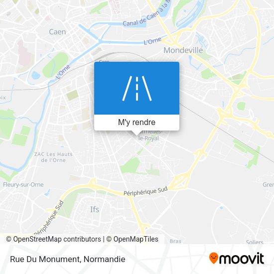 Rue Du Monument plan