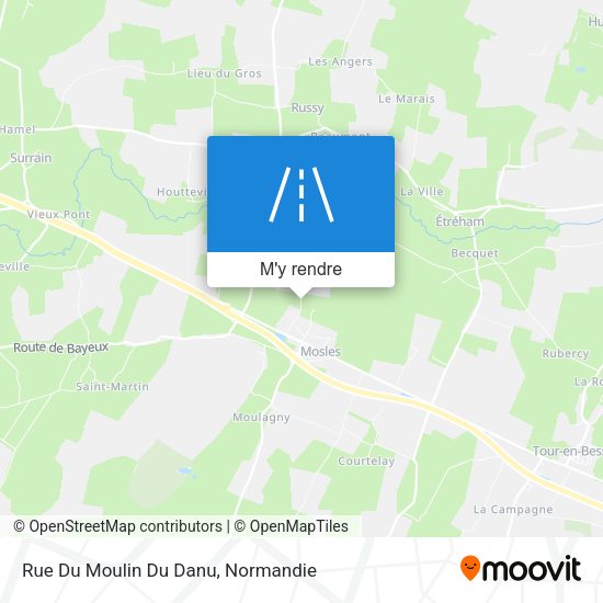 Rue Du Moulin Du Danu plan