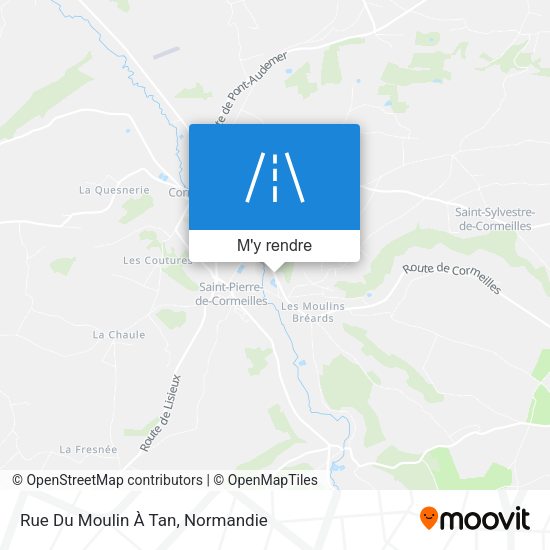 Rue Du Moulin À Tan plan