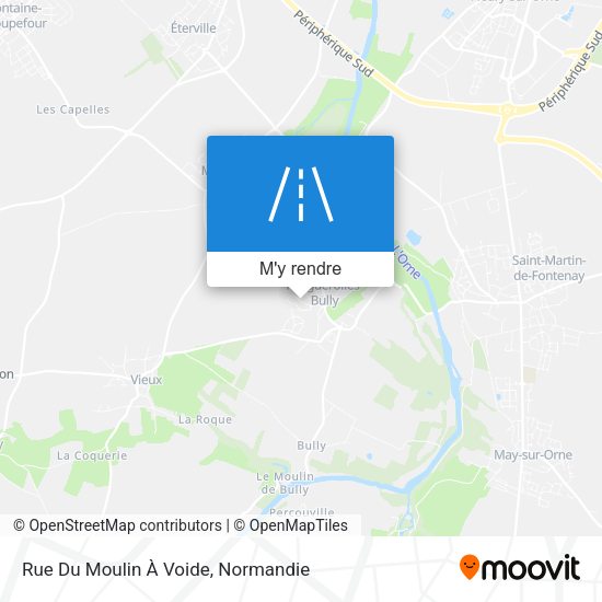 Rue Du Moulin À Voide plan