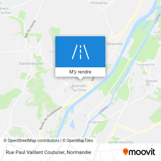 Rue Paul Vaillant Couturier plan