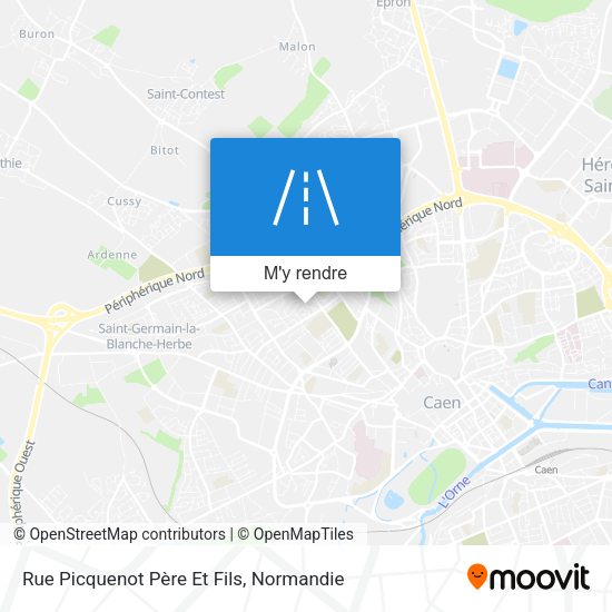 Rue Picquenot Père Et Fils plan