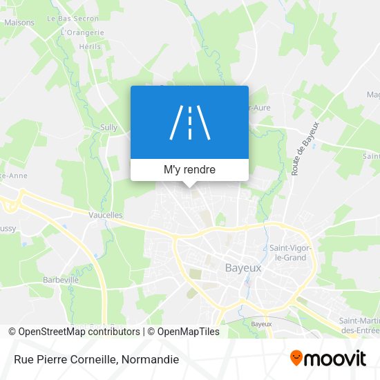 Rue Pierre Corneille plan