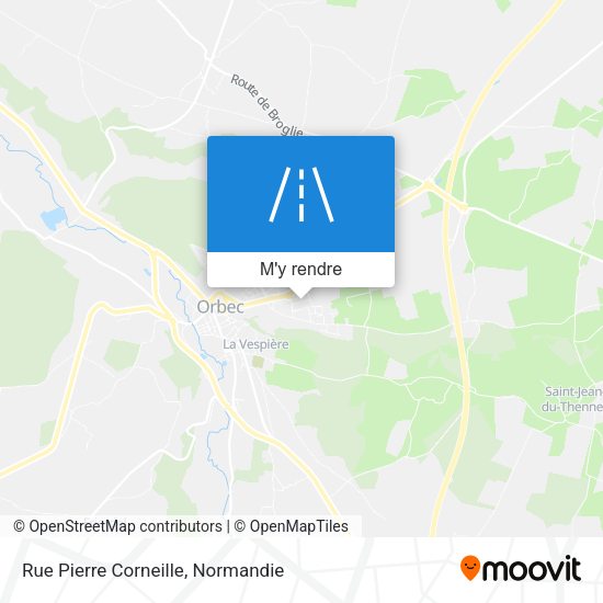 Rue Pierre Corneille plan